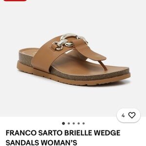 Franco Sarto Size 9 Brielle Sandle - OFF WHITE